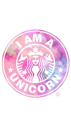 Bahaha | Starbucks wallpaper, Unicorn pictures, Starbucks logo