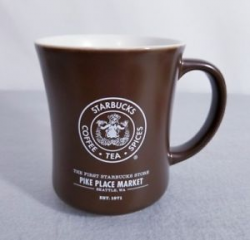 Details about Large 2008 Starbucks Original Logo Coffee Tea Spices Coffee  Mug 16oz