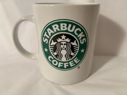 Details about STARBUCKS ORIGINAL LARGE LOGO 2008 COFFEE MUG