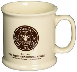 Amazon.com | Starbucks Pike Place Mug, White: Coffee Cups & Mugs