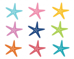 60% OFF SALE Nautical Clipart Starfish Clip Art Sea Ocean Fish ...