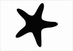 Starfish silhouette starfish vector silhouette clipart graphics ...