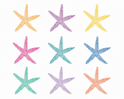 Starfish off sale digital clip art ocean clipart summer clip art ...