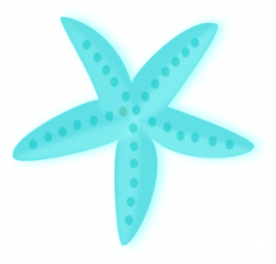 Teal Starfish Clipart & Free Clip Art Images #19540 - Clipartimage.com