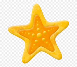 Starfish Clipart Heart - Yellow Starfish Clipart Png Transparent Png ...