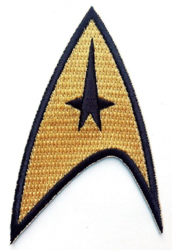 Velcro Starfleet Command Star Trek Costume Cosplay Patch in ...