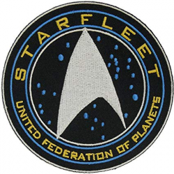 Star Trek Beyond Starfleet United Federation of Planets Halloween Costume  Embroidery Patch Easy Iron/Sew On