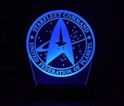 Star Trek Starfleet Command Emblem Logo Insignia Acrylic ...