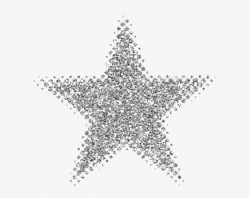 Silver Clipart Silver Glitter Star - Silver Glitter Star Png - Free ...