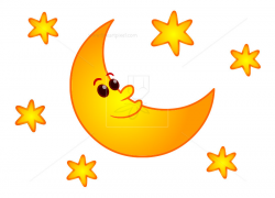 Cartoon Moon And Stars- clip art | Free vectors, illustrations, graphics ...