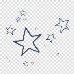 Star print illustration, Cartoon, cartoon hand-drawn line ...