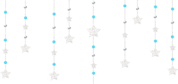 Transparent Decorative Hanging Stars | Gallery Yopriceville ...