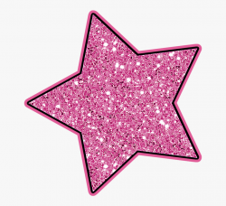 Stars ‿✿⁀°••○ Star - Pink Glitter Star Png , Transparent ...