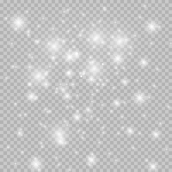 Set of stars on a transparent white and gray background on a ...