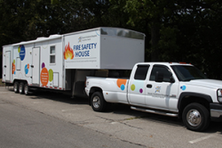 The Fire Safety House allows children to prepare for emergencies
