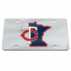 Wincraft 6 in x 12 in Minnesota Twins State Logo License Plate by Wincraft  at Fleet Farm