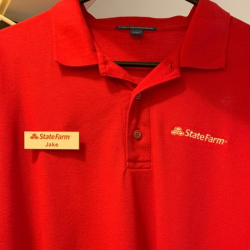 State Farm Polo & Jake Nametag