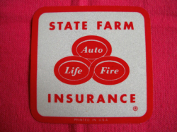 State Farm Insurance Sticker Decal Hot Rod