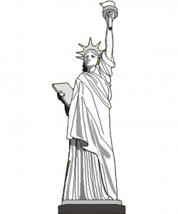 Free Coloring Book Page Of Statue Of Liberty, Download Free ...