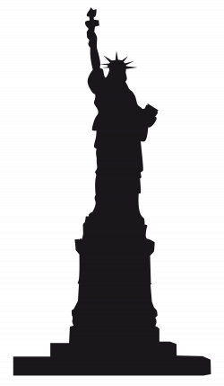 New York Statue Of Liberty Silhouette