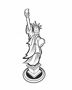 Free Statue Of Liberty Coloring Sheet, Download Free Clip ...