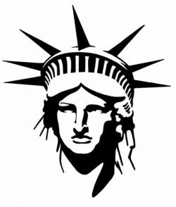Statue of liberty crown clipart silhouette clipartfest 2 ...