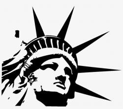 Statue Of Liberty Clipart Head - Statue Of Liberty Print ...