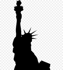 Statue Of Liberty Cartoon clipart - Silhouette, Hand, Sky ...