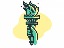 Statue of Liberty Torch by Meng Yang on Dribbble