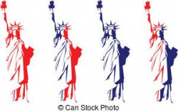 Replica statue of liberty Clipart Vector and Illustration ...