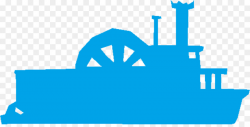 Steam Logo clipart - Boat, Ship, Blue, transparent clip art