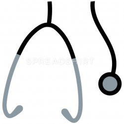 hanging neck stethoscope listening heartbeat pulse Mouse Pad ...