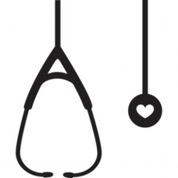 Silhouette Design Store - View Design #250927: hanging stethoscope