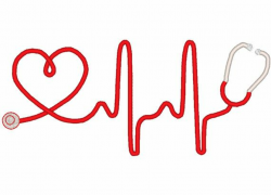 Stethoscope with heartbeat clipart 2 » Clipart Station