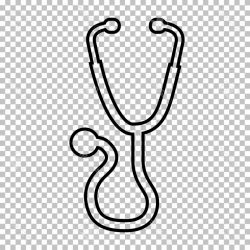 Photostock Vector Stethoscope Line Vector Icon On Transparent ...
