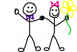 3015 Stick Figure free clipart - 4