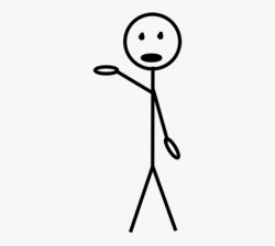 Black And White Clipart People - Stick Figure Transparent ...