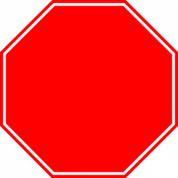 Blank stop sign clip art clipart - WikiClipArt