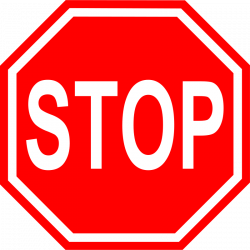 stop sign by Leomarc - clip art, clipart, image, media ...