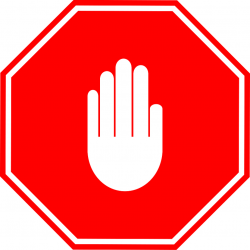 Hand stop sign clipart kid 2 - ClipartBarn