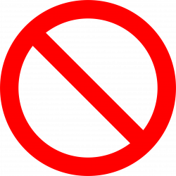 No symbol Sign Clip art - sign stop png download - 2384*2384 ...