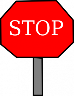 Stop sign clipart vector graphics stop clip art 3 image ...
