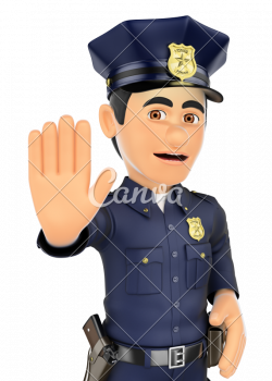 Policeman clipart police stop, Policeman police stop ...