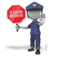 Police Officer Stop - Great PowerPoint ClipArt for ...