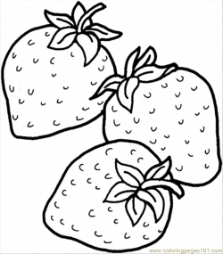 free printables strawberries | free printable coloring page ...