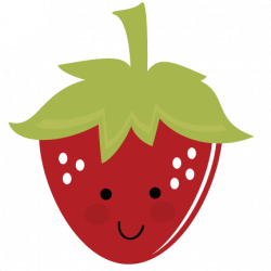 vector download Strawberries clipart strawberry slice. Cute svg ...