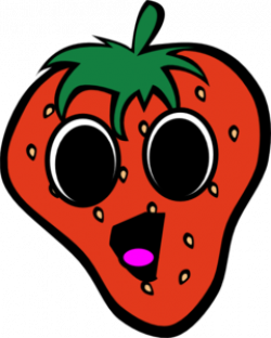 Happy Strawberry Clip Art at Clker.com - vector clip art online ...