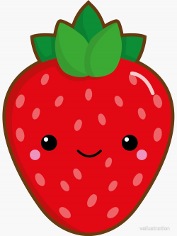 Kawaii strawberry | Sticker