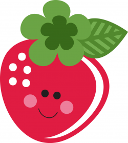 Cute Fruit clipart kawaii apples, lemon, plum, strawberry, cherry ...