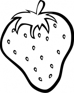 strawberry outline | colors | Fruit coloring pages, Strawberry ...